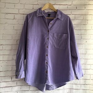 Wild Fable Lavender Corduroy Shirt